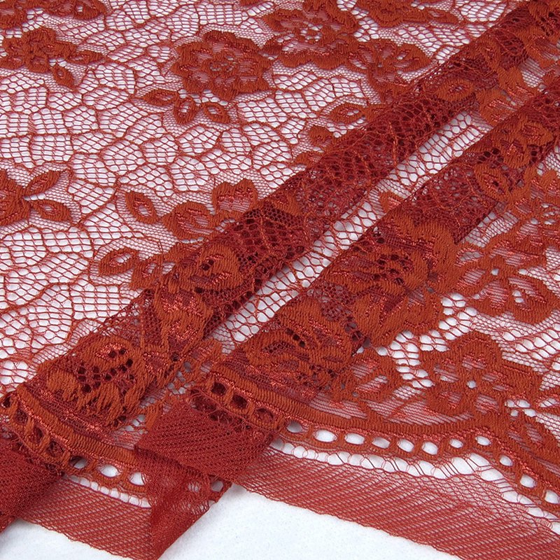 Lace Fabric Dress Small Floral Polyester for Women's Wear Wholesale Su 11